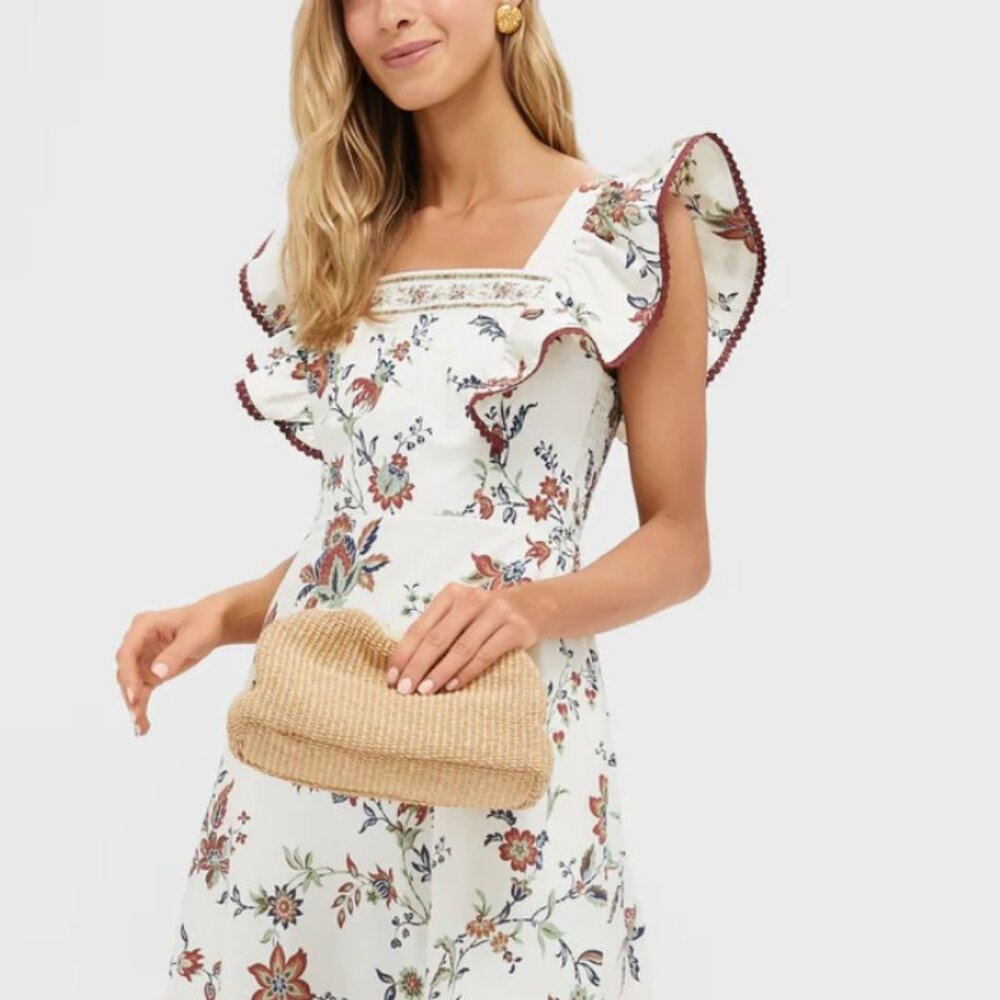 NWT Tuckernuck Terracotta Chintz Cotton Nora Dress